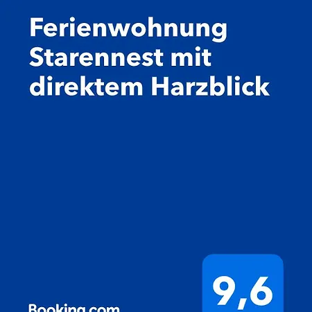 Apartamento Starennest Mit Direktem Harzblick *